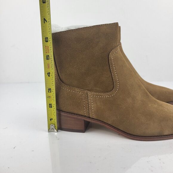 Cole Haan Naia Women's Booties Pointed Toe Block Heel Brown Size 6 US - Picture 7 of 11